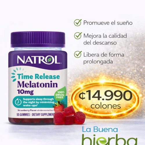 Melatonina Natrol 10 mg Time Release – 55 Gummies