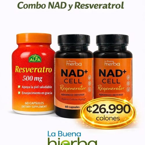 Combo NAD+ Cell Regenerator + Resveratrol 500 mg